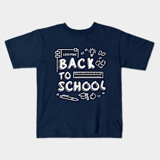 back to school icon handraw Kids T-Shirt